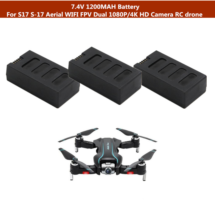 S17 S-17 Outside Aerial WIFI FPV Dual 1080P/4K HD Camera RC drone 1PCS 2PCS 3PCS 7.4V 1200mAh Battery Spare Parts
S17 S-17 Outside Aerial WIFI FPV Dual 1080P/4K HD Camera RC drone 1PCS 2PCS 3PCS 7.4V 1200mAh Battery Spare Parts