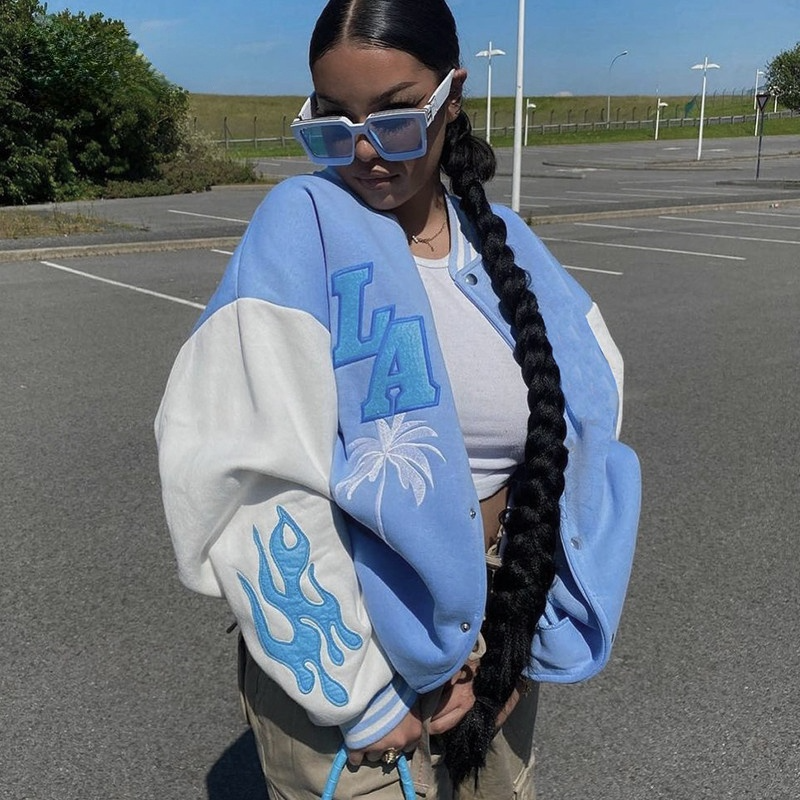 Women' coats ladies and jackets couple Outwear college style coat lady tops cardigan high quality retro baseball uniform, Coffee
Women' coats ladies and jackets couple Outwear college style coat lady tops cardigan high quality retro baseball uniform, Coffee