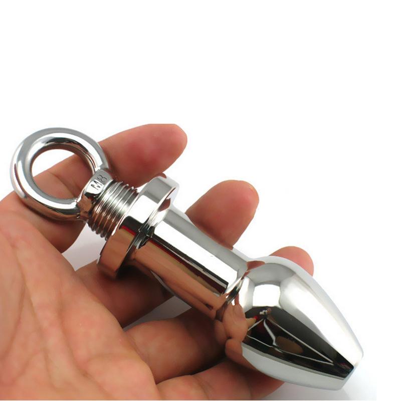 Sex Toys For Couples Stainless Steel Big Anal Plug BuPlug With Removable Core G-Spot Massager Stimulate Dildo Erotic Adult