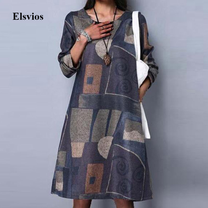 Casual Dresses Vintage Pattern Print A-Line Autumn O-Neck Long Sleeve Loose 2021 Spring Women Party Vestidos 3XL Y808, Yellow
Casual Dresses Vintage Pattern Print A-Line Autumn O-Neck Long Sleeve Loose 2021 Spring Women Party Vestidos 3XL Y808, Yellow