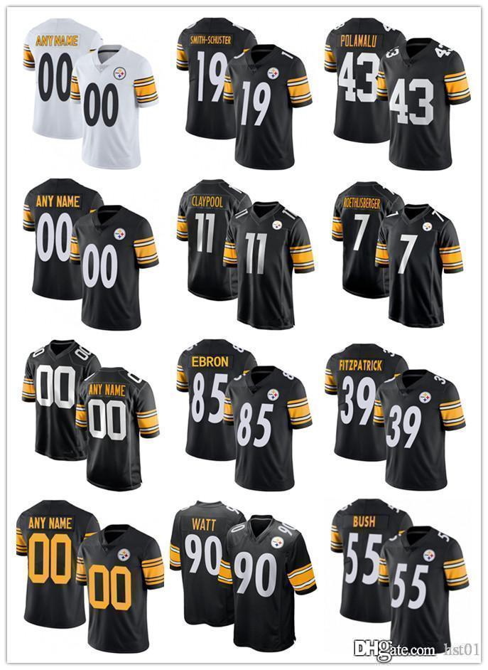 Custom Men Women Youth Pittsburgh Steelers 19 JuJu Smith-Schuster 39 Minkah Fitzpatrick 11 Chase Claypool Football Jerseys, Black;red
Custom Men Women Youth Pittsburgh Steelers 19 JuJu Smith-Schuster 39 Minkah Fitzpatrick 11 Chase Claypool Football Jerseys, Black;red