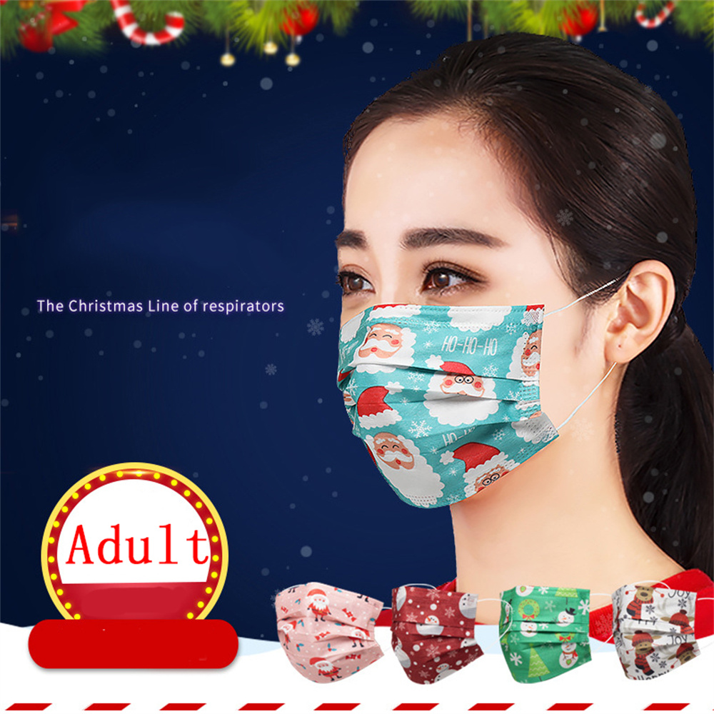 Mix Merry Christmas face mask disposable 3-layer protection and dustproof masks Men Women wrapped facemask
Mix Merry Christmas face mask disposable 3-layer protection and dustproof masks Men Women wrapped facemask