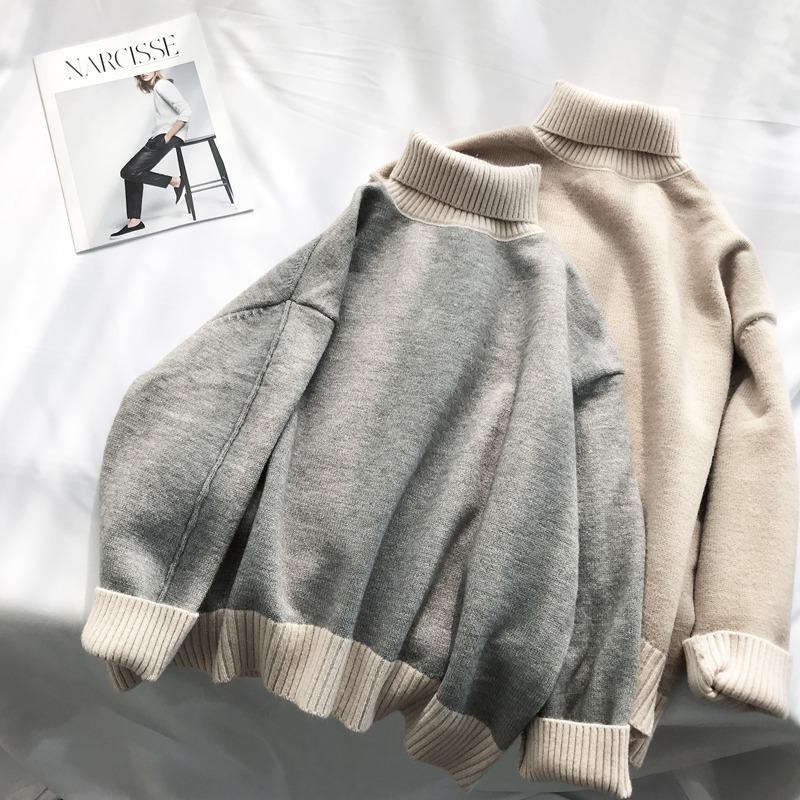Women's Sweaters Oversized Turtleneck Pullover Knitted Sweater Women Winter Thick Warm Knit Tops Harajuku Kpop Korean Style, Beige
Women's Sweaters Oversized Turtleneck Pullover Knitted Sweater Women Winter Thick Warm Knit Tops Harajuku Kpop Korean Style, Beige
