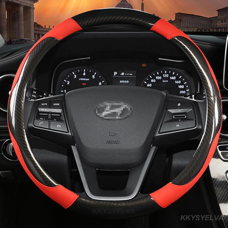 Steering Wheel Covers Car Steering-Wheels Cover 38cm Leather For ELantra/i35 Sonata/i45 Creta/ix25 Tuscon/ix35 Accent Verna Solaris
Steering Wheel Covers Car Steering-Wheels Cover 38cm Leather For ELantra/i35 Sonata/i45 Creta/ix25 Tuscon/ix35 Accent Verna Solaris