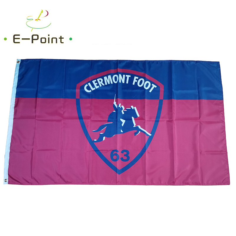 Flag of France Football Club Clermont Foot 63 3*5ft (90cm*150cm) Polyester flags Banner decoration flying home & garden Festive gifts
Flag of France Football Club Clermont Foot 63 3*5ft (90cm*150cm) Polyester flags Banner decoration flying home & garden Festive gifts
