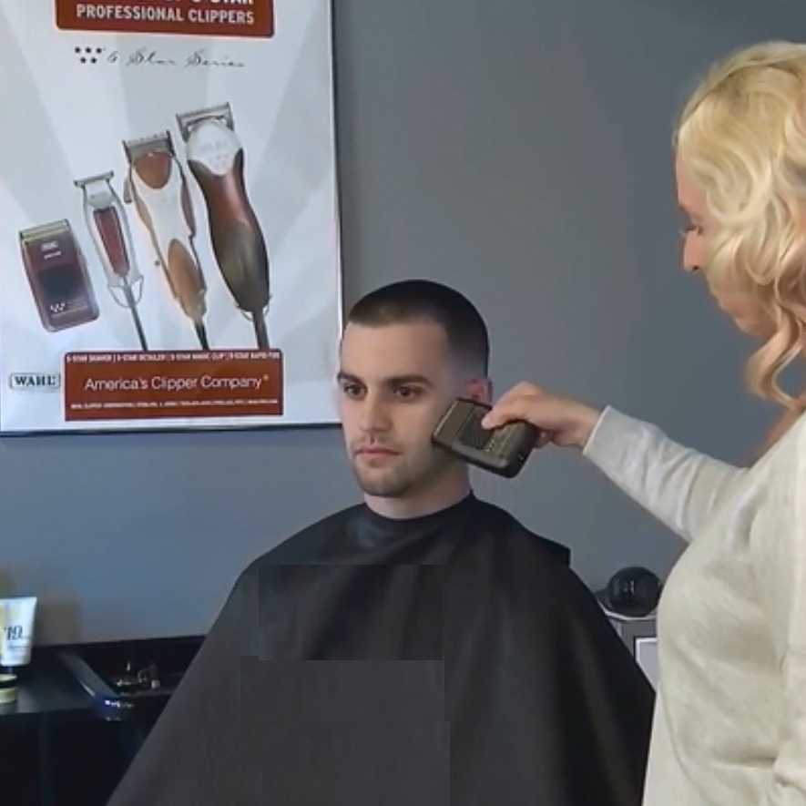 Powerful Rechargeable Shaver Shaper barber foil electric shaver stubble shaving electric razor for barbers finishing tool P0817