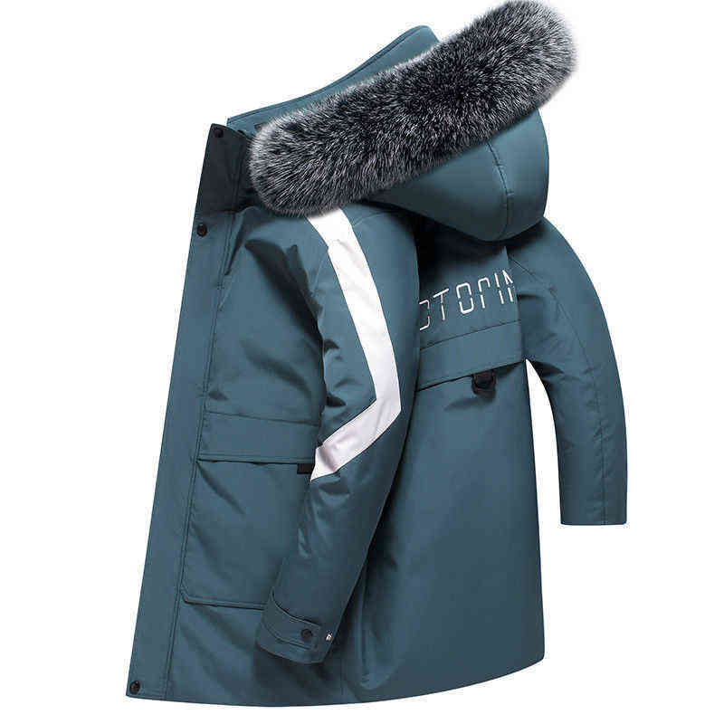 2021 New Fashion Winter Down Jacket Men Hooded Fur Collar Thicken Warm White Duck Down Coat Men Overcoat Long Puffer Jacket Y1103, Green
2021 New Fashion Winter Down Jacket Men Hooded Fur Collar Thicken Warm White Duck Down Coat Men Overcoat Long Puffer Jacket Y1103, Green