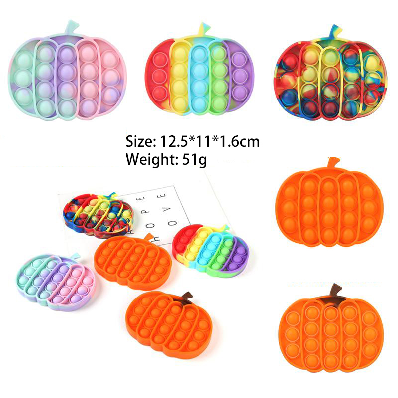 Decompression Push it Fidget Toy Colorful Pumpkin ABS Sensory Toys Rainbow Bubble Anxiety Stress Relief Stuff For Kids Children game
Decompression Push it Fidget Toy Colorful Pumpkin ABS Sensory Toys Rainbow Bubble Anxiety Stress Relief Stuff For Kids Children game