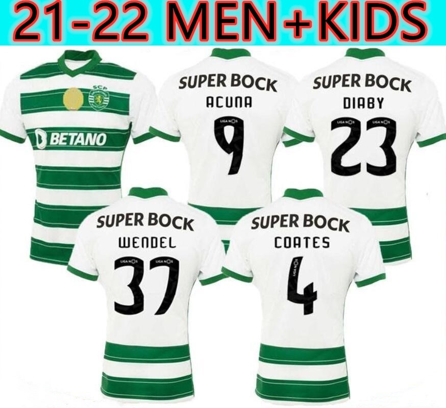 Sporting CP 21/22 Lisboa soccer jerseys home Lisbon Vietto COATES ACUNA PHELLYPE maillots de foot 2021 2022 JOVANE TABATA Clube football shi, Black
Sporting CP 21/22 Lisboa soccer jerseys home Lisbon Vietto COATES ACUNA PHELLYPE maillots de foot 2021 2022 JOVANE TABATA Clube football shi, Black