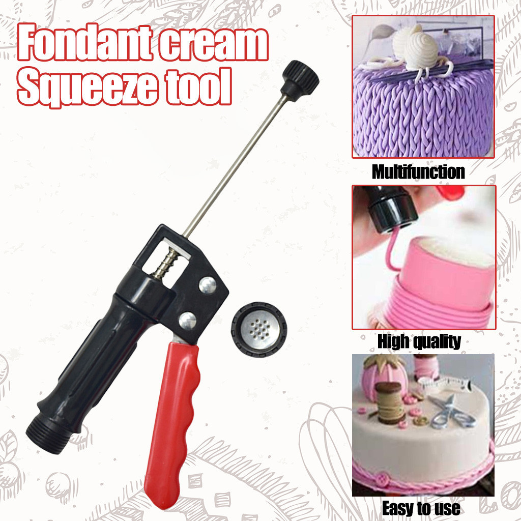 Cake tools fondant cream squeezing mud ceramic like mud shake decoration extrusive dessert + 21pcs mixes cakes in various ways