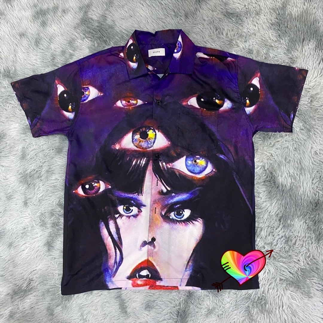 2021 Shirts Men Women 1 High Quality Digital Printing Slightly Oversize BUTTON Blouse, White;black
2021 Shirts Men Women 1 High Quality Digital Printing Slightly Oversize BUTTON Blouse, White;black