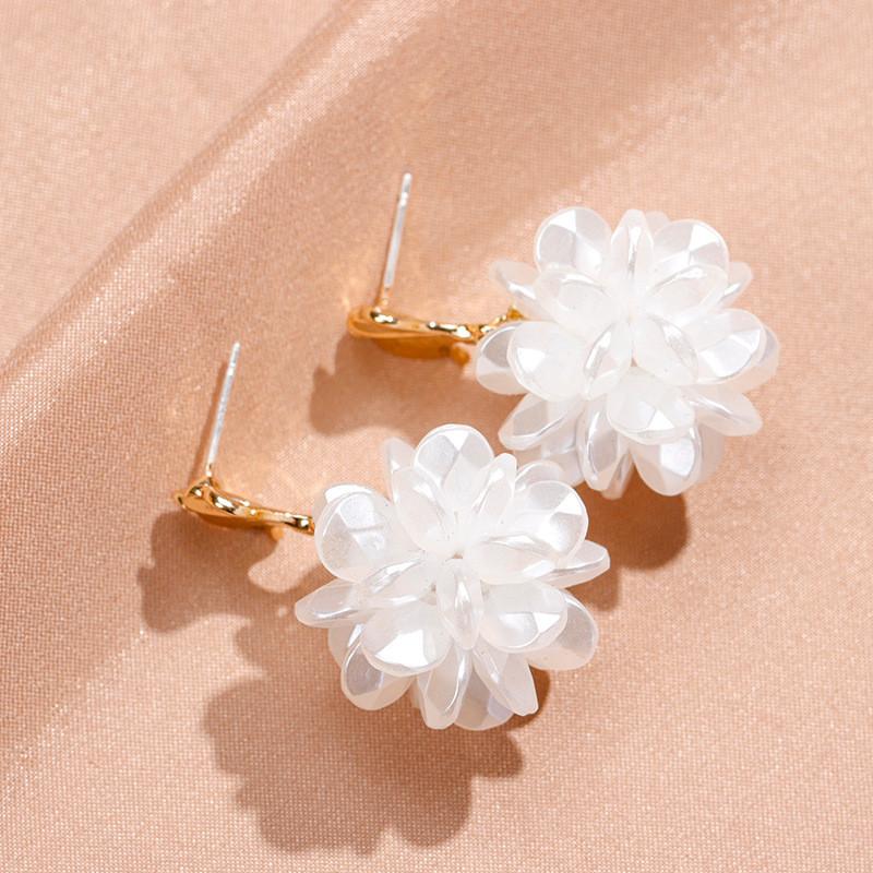 Stud White Elegant Flower Earings Simple Fashion Wedding Jewelry Luxury 925 Silver Needle Girl Ear Pins Clip Earing Non-piercing
Stud White Elegant Flower Earings Simple Fashion Wedding Jewelry Luxury 925 Silver Needle Girl Ear Pins Clip Earing Non-piercing