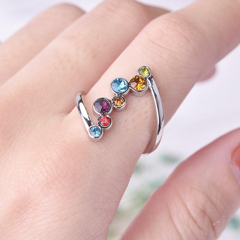 Cluster Rings For Women Chic Delicate Multicolor Round Austria Crystal Silver Color Finger Ring Gift Fashion Jewelry KAR294, Golden;silver
Cluster Rings For Women Chic Delicate Multicolor Round Austria Crystal Silver Color Finger Ring Gift Fashion Jewelry KAR294, Golden;silver