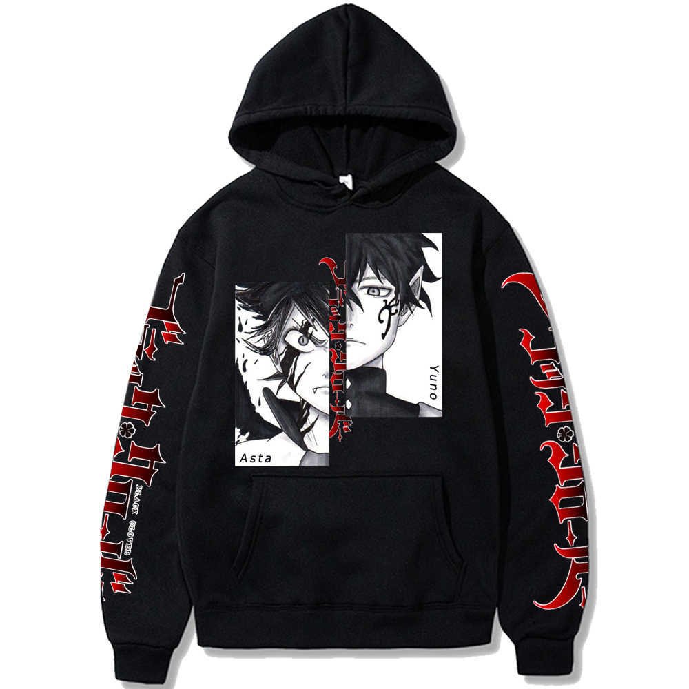 Cool Hoodie Sweatshirt Japanese Anime Harajuku Asta Graphic Black Clover Print Clothes s
Cool Hoodie Sweatshirt Japanese Anime Harajuku Asta Graphic Black Clover Print Clothes s