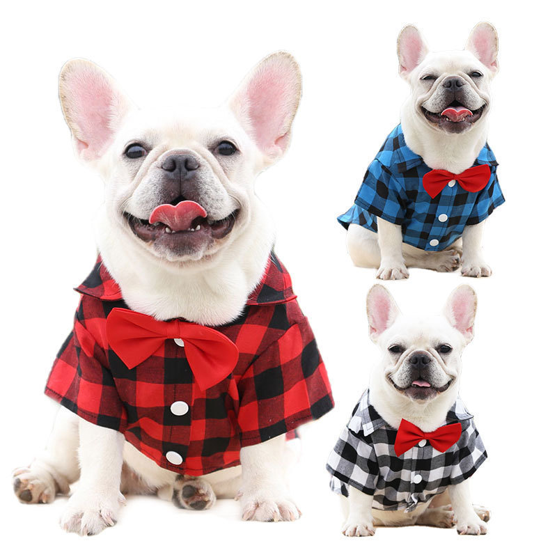 Dog Apparel Dogs Clothe Plaid Shirt Suit Wedding Dress Fadou Bage Small Medium Large Pet Clothes Cat Spring Summer Autumn
Dog Apparel Dogs Clothe Plaid Shirt Suit Wedding Dress Fadou Bage Small Medium Large Pet Clothes Cat Spring Summer Autumn