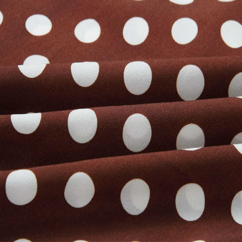 Sleeveless Brown Polka Dot Maxi Dress Women's Summer es Vintage Sundress A Line Boho Elegant Loose Casual Long 210526