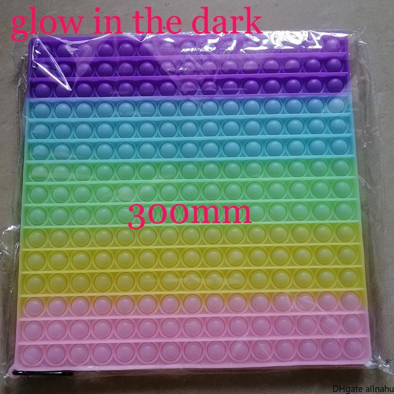 30cm Super Big Luminous Glow in Dark Push Bubble Fidget Toy Decompression Toys Party Favor Simple Dimple Educational Adult Funny Anti-stress Relief Gift
30cm Super Big Luminous Glow in Dark Push Bubble Fidget Toy Decompression Toys Party Favor Simple Dimple Educational Adult Funny Anti-stress Relief Gift