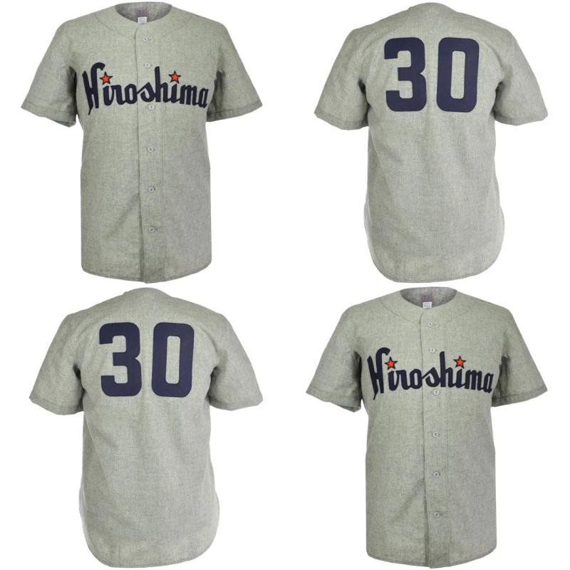 Hiroshima Carp 1953 Road Jersey Custom Men Women Youth Baseball Jerseys Double Stitched, Grey your name your number
Hiroshima Carp 1953 Road Jersey Custom Men Women Youth Baseball Jerseys Double Stitched, Grey your name your number