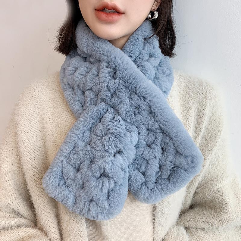 Scarves ZDFURS*Winter Warm Sweet Women's Rex Fur Scarf Double-Sided Woven Real
Scarves ZDFURS*Winter Warm Sweet Women's Rex Fur Scarf Double-Sided Woven Real