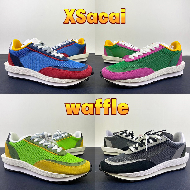 Newest XSacai LD waffle running Shoes triple black white nylon grey blue green multi yellow red purple mens trainers women Sneakers US 5.5-11, Shoe box
Newest XSacai LD waffle running Shoes triple black white nylon grey blue green multi yellow red purple mens trainers women Sneakers US 5.5-11, Shoe box