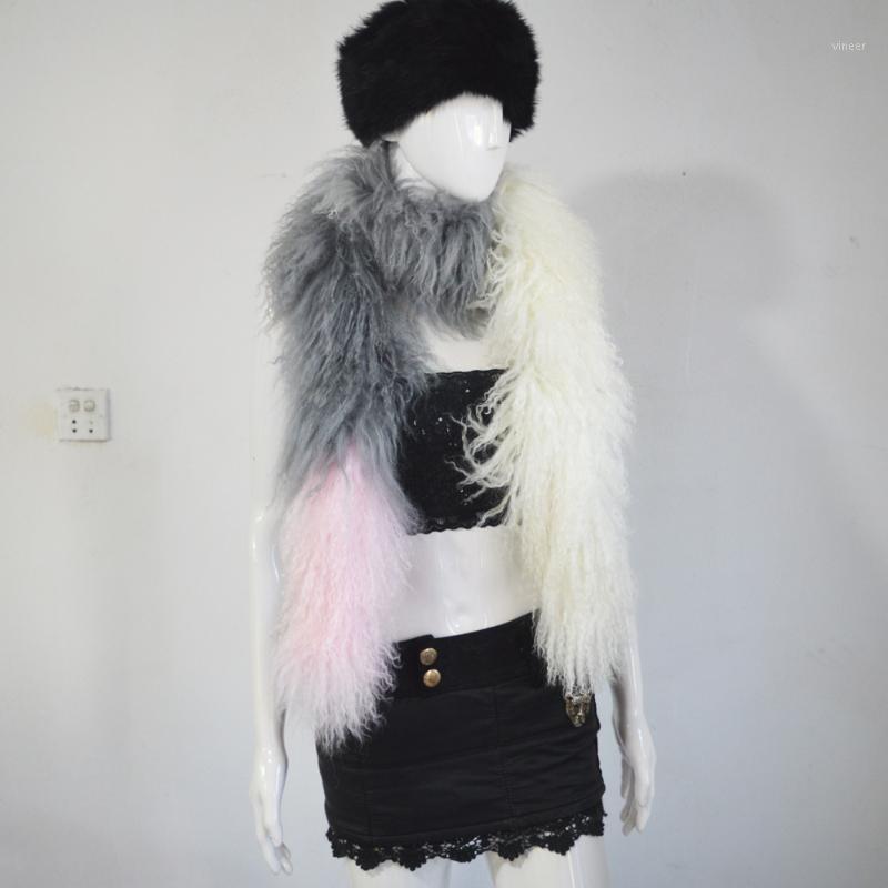 Scarves AU755 Customize Mongolian Lamb Fur Boa Scarf Handmade Winter Ladies' Women Neckchief Soft Mufflers, Blue;gray
Scarves AU755 Customize Mongolian Lamb Fur Boa Scarf Handmade Winter Ladies' Women Neckchief Soft Mufflers, Blue;gray