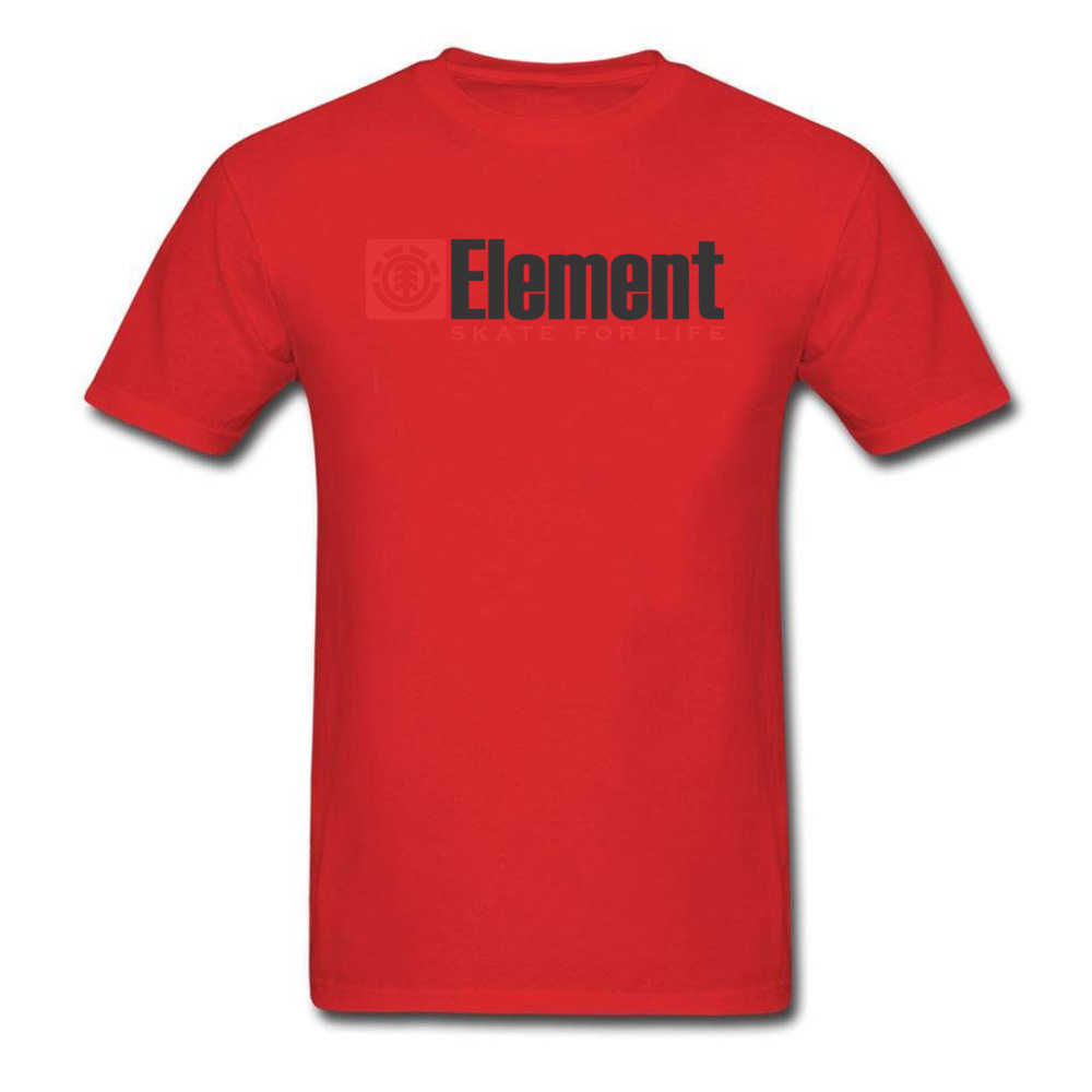 Element T-shirt Men Skater T Shirt Skate For Life Tops & Tees Simple Letter Tshirt Custom Cotton White Clothes Plus Size 210629