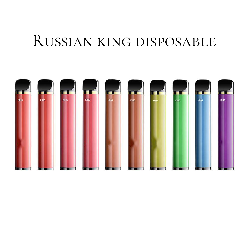 Russian KING Disposable cigarettes Kit 2000 puffs Pod Device Vape Pen 1200mAh Battery 6.5ml VS Bang xxl
Russian KING Disposable cigarettes Kit 2000 puffs Pod Device Vape Pen 1200mAh Battery 6.5ml VS Bang xxl