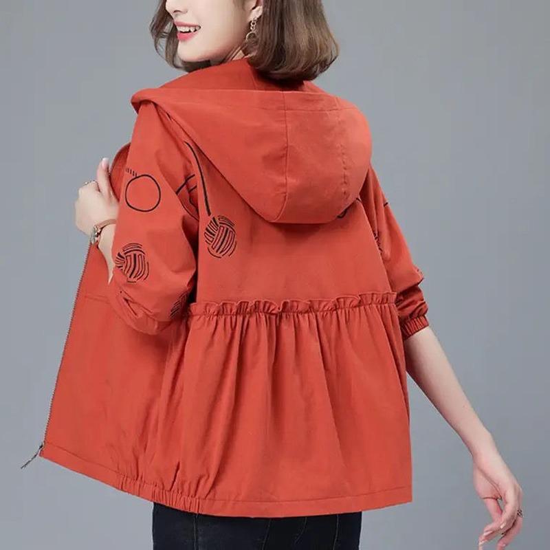 Women's Jackets 2022 Autumn Coat Hooded Jacket Long Sleeve Zipper Pockets Casual Windbreaker Basic Outerwear Plus Size 4XL J227, Black;brown
Women's Jackets 2022 Autumn Coat Hooded Jacket Long Sleeve Zipper Pockets Casual Windbreaker Basic Outerwear Plus Size 4XL J227, Black;brown