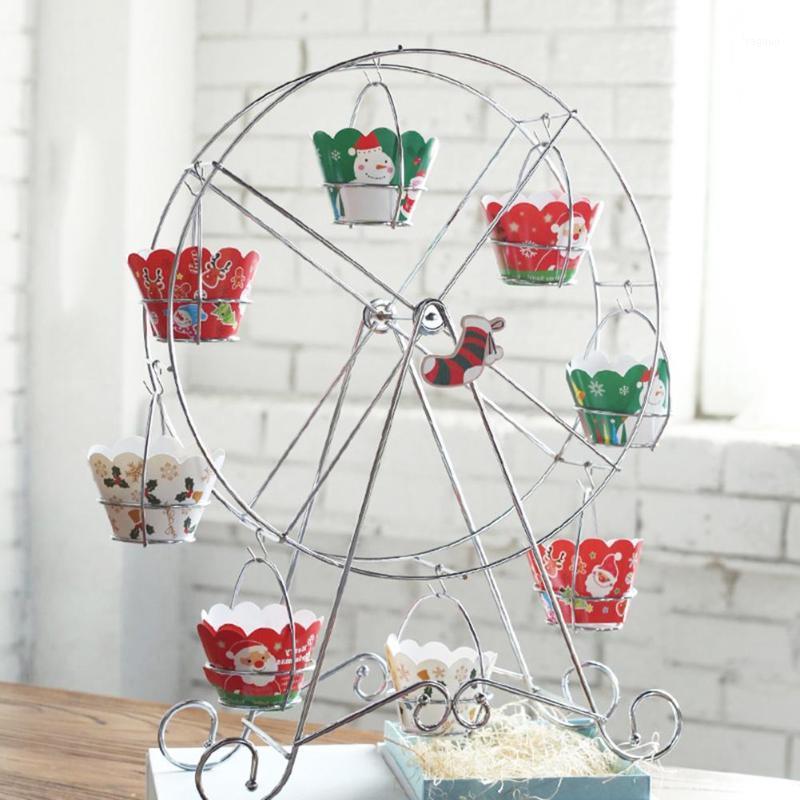 Ferris Wheel Cake Stand Metal Display Cupcake Holder Wedding Birthday Party Decorating Tools Other Bakeware
Ferris Wheel Cake Stand Metal Display Cupcake Holder Wedding Birthday Party Decorating Tools Other Bakeware