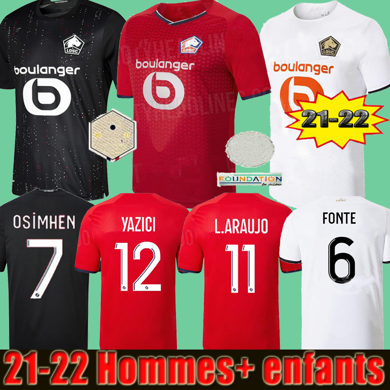 LOSC Lille 2021 2022 soccer jerseys BURAK DAVID FONTE BAMBA YAZICI football shirt 21 22 Lille Olympique JIKONE 10 maillot Adult Kids Kit hommes enfants, Kids 21 22 home
LOSC Lille 2021 2022 soccer jerseys BURAK DAVID FONTE BAMBA YAZICI football shirt 21 22 Lille Olympique JIKONE 10 maillot Adult Kids Kit hommes enfants, Kids 21 22 home