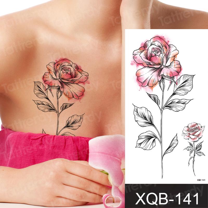 Temporary Tattoos Tattoo Chest Breast Sexy Tatoo Sticker Rose Flower Leaves Lotus Dreamcatcher Decal Women Girls Bikini Stickers
Temporary Tattoos Tattoo Chest Breast Sexy Tatoo Sticker Rose Flower Leaves Lotus Dreamcatcher Decal Women Girls Bikini Stickers