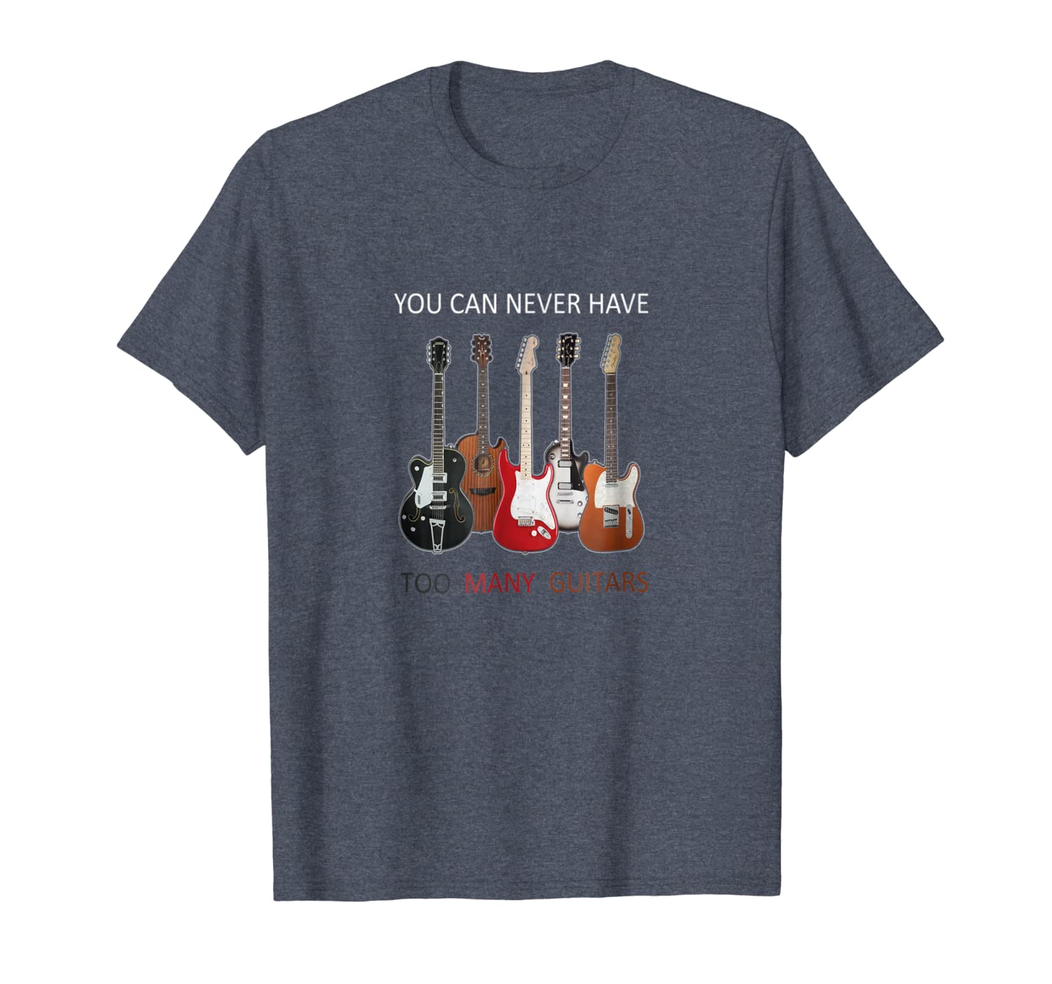 you can never have too many guitars short sleeve t-shirt, White;black
you can never have too many guitars short sleeve t-shirt, White;black
