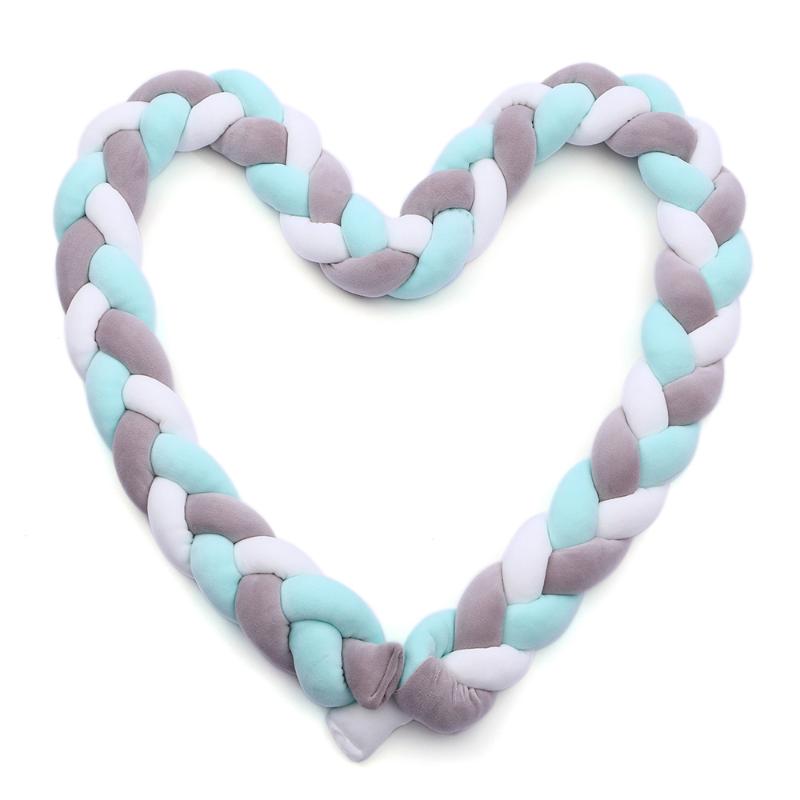 Bedding Sets Baby Crib Bumper Knotted Braided Handmade Soft Knot Pad Cushion Nursery Cradle Decor Born Gift Protector Cotton
Bedding Sets Baby Crib Bumper Knotted Braided Handmade Soft Knot Pad Cushion Nursery Cradle Decor Born Gift Protector Cotton
