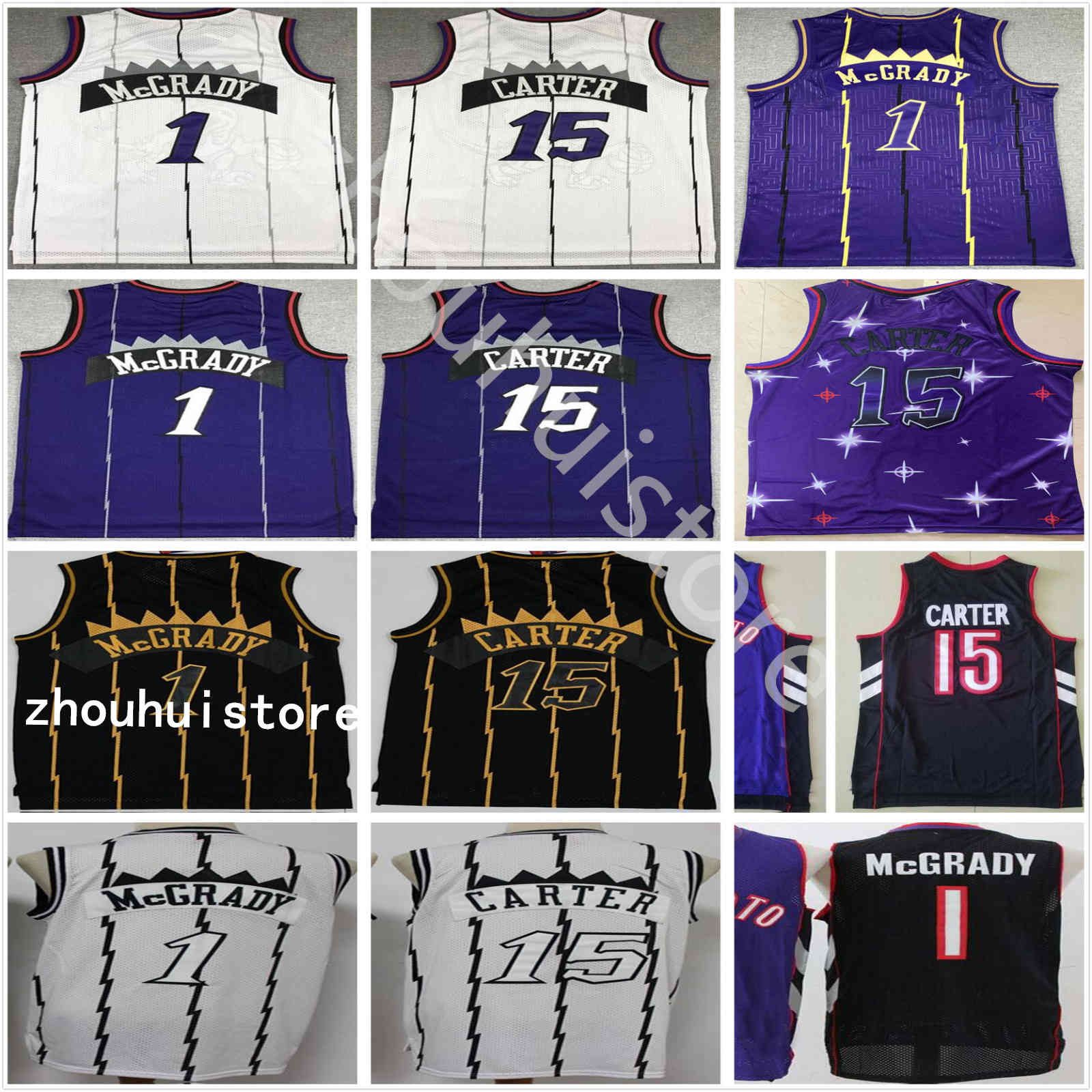 Men TorontoRaptorsBasketball jersey Retro Vintage Classic Tracy #1 McGrady Vince 15 Carter RetroNbajersey, Black
Men TorontoRaptorsBasketball jersey Retro Vintage Classic Tracy #1 McGrady Vince 15 Carter RetroNbajersey, Black