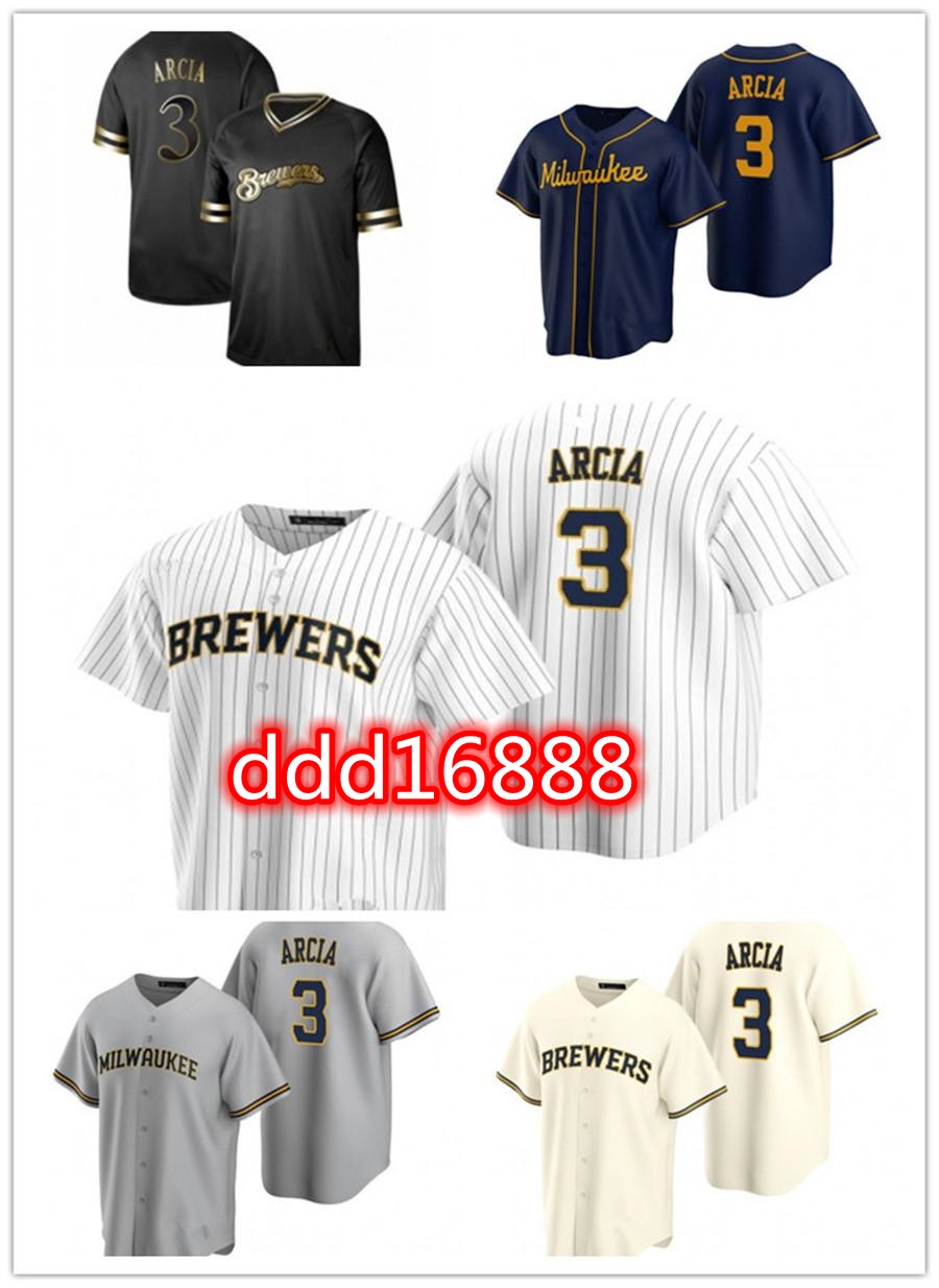2021 NKE Milwaukee BASEBALL JERSEY Brewer 3 Orlando Arcia MEN WOMEN YOUTH Black Alternate Stitched CUSTOM LEAVE NAME NUMBER
2021 NKE Milwaukee BASEBALL JERSEY Brewer 3 Orlando Arcia MEN WOMEN YOUTH Black Alternate Stitched CUSTOM LEAVE NAME NUMBER