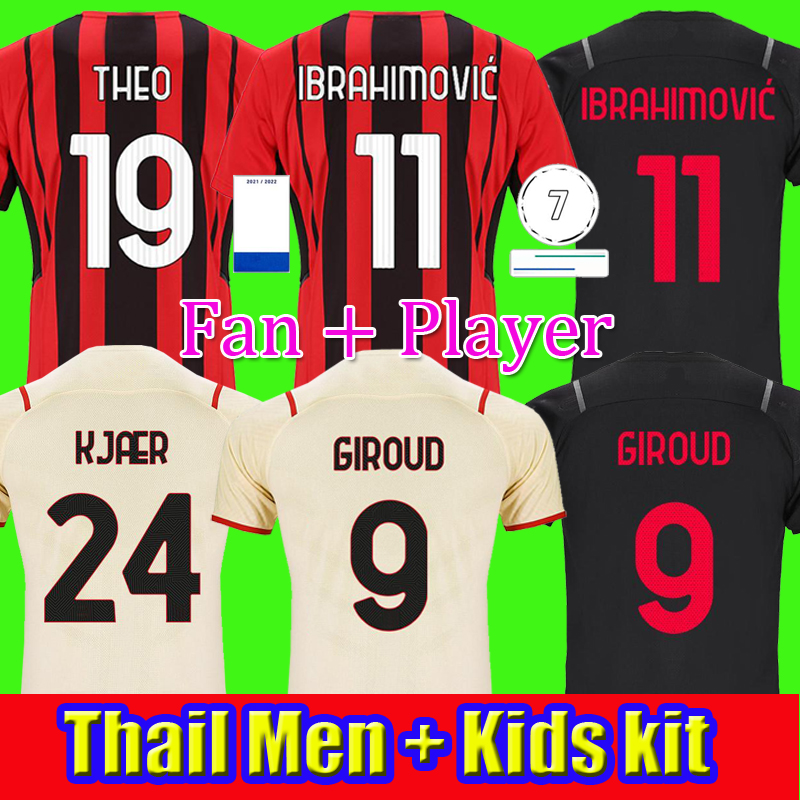 21 22 23 Milan soccer jerseys IBRAHIMOVIC Milan football shirts 2022 2023 TONALI REBIC Camiseta de futbol Italia THEO BRAHIM R.LEAO LAZETIC Fourth 4th, 2123 home
21 22 23 Milan soccer jerseys IBRAHIMOVIC Milan football shirts 2022 2023 TONALI REBIC Camiseta de futbol Italia THEO BRAHIM R.LEAO LAZETIC Fourth 4th, 2123 home