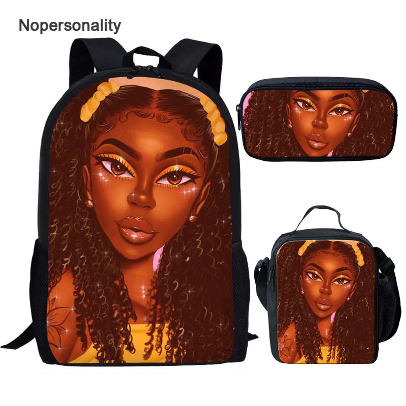 Nopersonality African American Pattern School Bag Set For Teenage Girls Cute Primary Elementary Children Schoolbag Kids Bookbags Bags
Nopersonality African American Pattern School Bag Set For Teenage Girls Cute Primary Elementary Children Schoolbag Kids Bookbags Bags