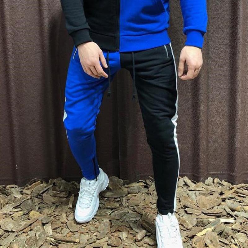Gym Track Pants Men Hip Hop Joggers Fashion Sweatpants Skinny Training Bodybuilding Sport Pant Workout Autumn Running Sports Men's
