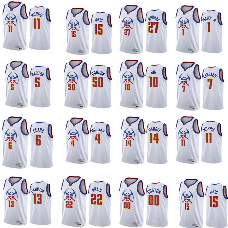 Nikola 15 Basketball Jokic Jersey Jamal 27 Murray Jerseys Damian 0 Lillard Carmelo 00 Anthony Aaron Gordon Will Barton Millsap Michael Porter McGee Green Uniform, Colour 1
Nikola 15 Basketball Jokic Jersey Jamal 27 Murray Jerseys Damian 0 Lillard Carmelo 00 Anthony Aaron Gordon Will Barton Millsap Michael Porter McGee Green Uniform, Colour 1