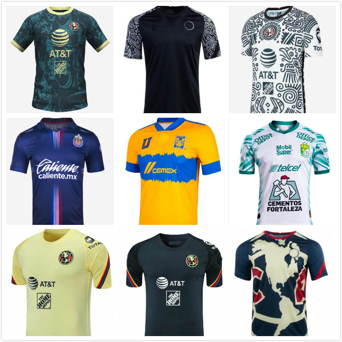 21 22 mexico Club America Soccer Jerseys leon third away home 2021 2022 camisetas Tigres UNAM Chivas Cruz Azul 3rd liga max training Footbal, Black;yellow
21 22 mexico Club America Soccer Jerseys leon third away home 2021 2022 camisetas Tigres UNAM Chivas Cruz Azul 3rd liga max training Footbal, Black;yellow