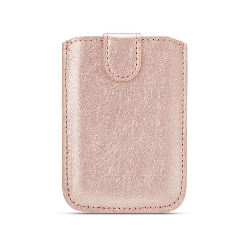 Wallets Fashion Men Women PU Leather Wallet Card Holder Bag Adhesive Case Pouch Sticker For Cell Phone 5 Pockets1