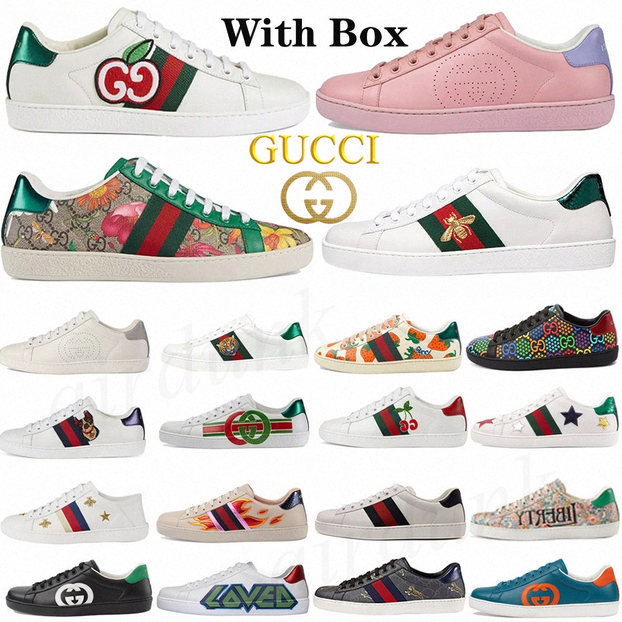 Top Quality Men Women Sneaker Casual Shoes Snake Chaussures Low Leather Sneakers GUCCI Ace Bee Embroidery Green Red Stripes Shoe Walking Sports Trainers Tiger GG, I need look other product
Top Quality Men Women Sneaker Casual Shoes Snake Chaussures Low Leather Sneakers GUCCI Ace Bee Embroidery Green Red Stripes Shoe Walking Sports Trainers Tiger GG, I need look other product