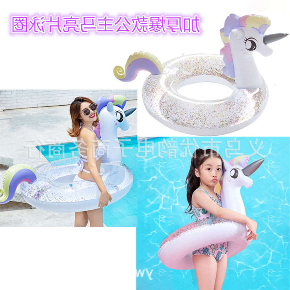 Swimming ring equipment inflatable children's adult life thickened Sequin Princess horse Swimming ring
Swimming ring equipment inflatable children's adult life thickened Sequin Princess horse Swimming ring