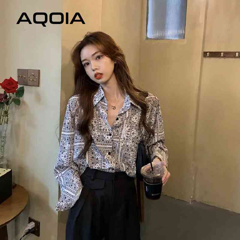 Spring Fashion Vintage Full Sleeve Loose Women Shirts Geomeric Printing Button Up Womens Y2K Female Clothing 210521, Sku
Spring Fashion Vintage Full Sleeve Loose Women Shirts Geomeric Printing Button Up Womens Y2K Female Clothing 210521, Sku