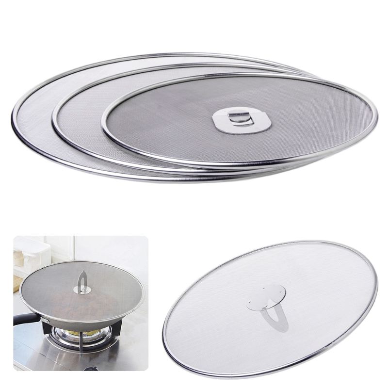 Rvs Cover Oil Proofing Cooking pan Plots Screen Morse-resistant