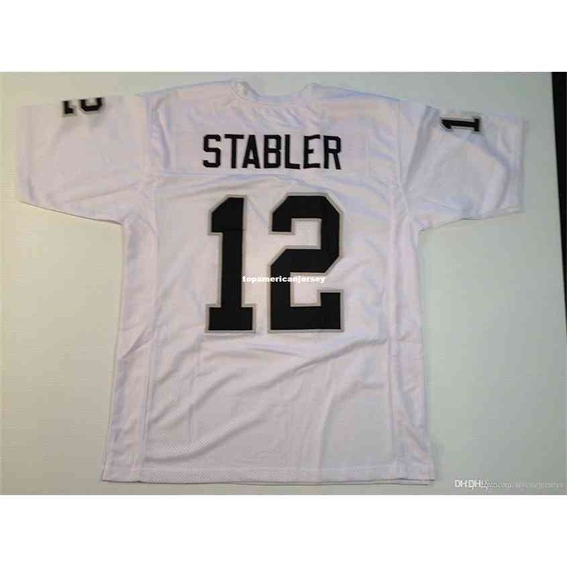 Cheap Retro UNSIGNED CUSTOM Sewn Stitched #12 Ken Stabler White MITCHELL & NESS Jersey Men's Football Jerseys Running, Black
Cheap Retro UNSIGNED CUSTOM Sewn Stitched #12 Ken Stabler White MITCHELL & NESS Jersey Men's Football Jerseys Running, Black