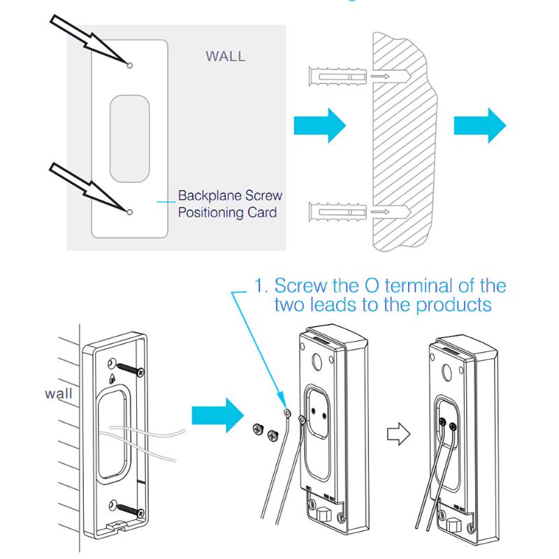 Doorbells Smart Wired WIFI Video Doorbell Home Security Camera Remote Intelligent Infrared Monitoring With Motion Detection