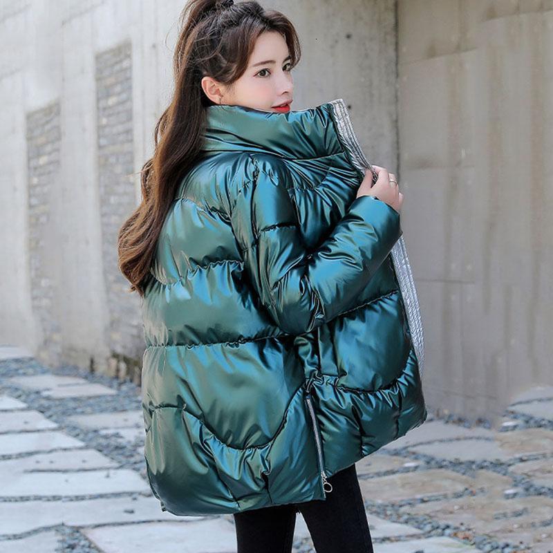 Women's Down & Parkas Winter Padded Jacket Thick Loose Glossy Windbreaker Parka Coat Bright Color MGRB, Black
Women's Down & Parkas Winter Padded Jacket Thick Loose Glossy Windbreaker Parka Coat Bright Color MGRB, Black
