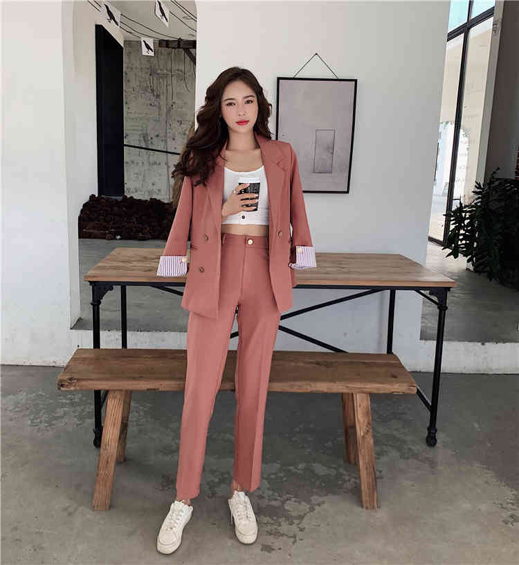 women's two piece pants colorfaith spring woman defines 2 piece combining casual pants elastic double-breasted female ws1273 suit 7s4v, White
women's two piece pants colorfaith spring woman defines 2 piece combining casual pants elastic double-breasted female ws1273 suit 7s4v, White