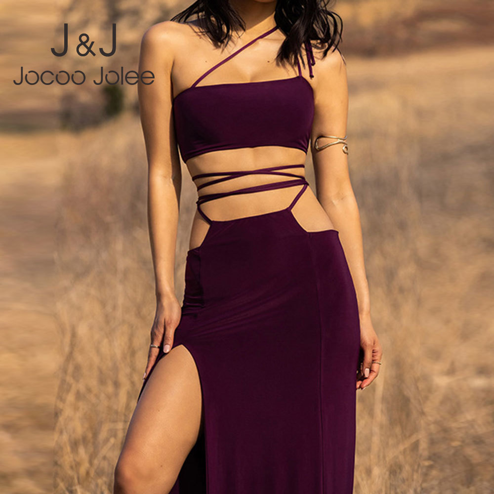Women Sexy Strap Hollow Out Bandage CroppedTops Elegant Solid Split Long Skirt Suit Summer Party Club Beach Two Pieces Sets 210518, Claret
Women Sexy Strap Hollow Out Bandage CroppedTops Elegant Solid Split Long Skirt Suit Summer Party Club Beach Two Pieces Sets 210518, Claret